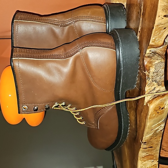 RED WING MEN'S STEEL-TOE WORK BOOTS SIZE 10M - Picture 4 of 11